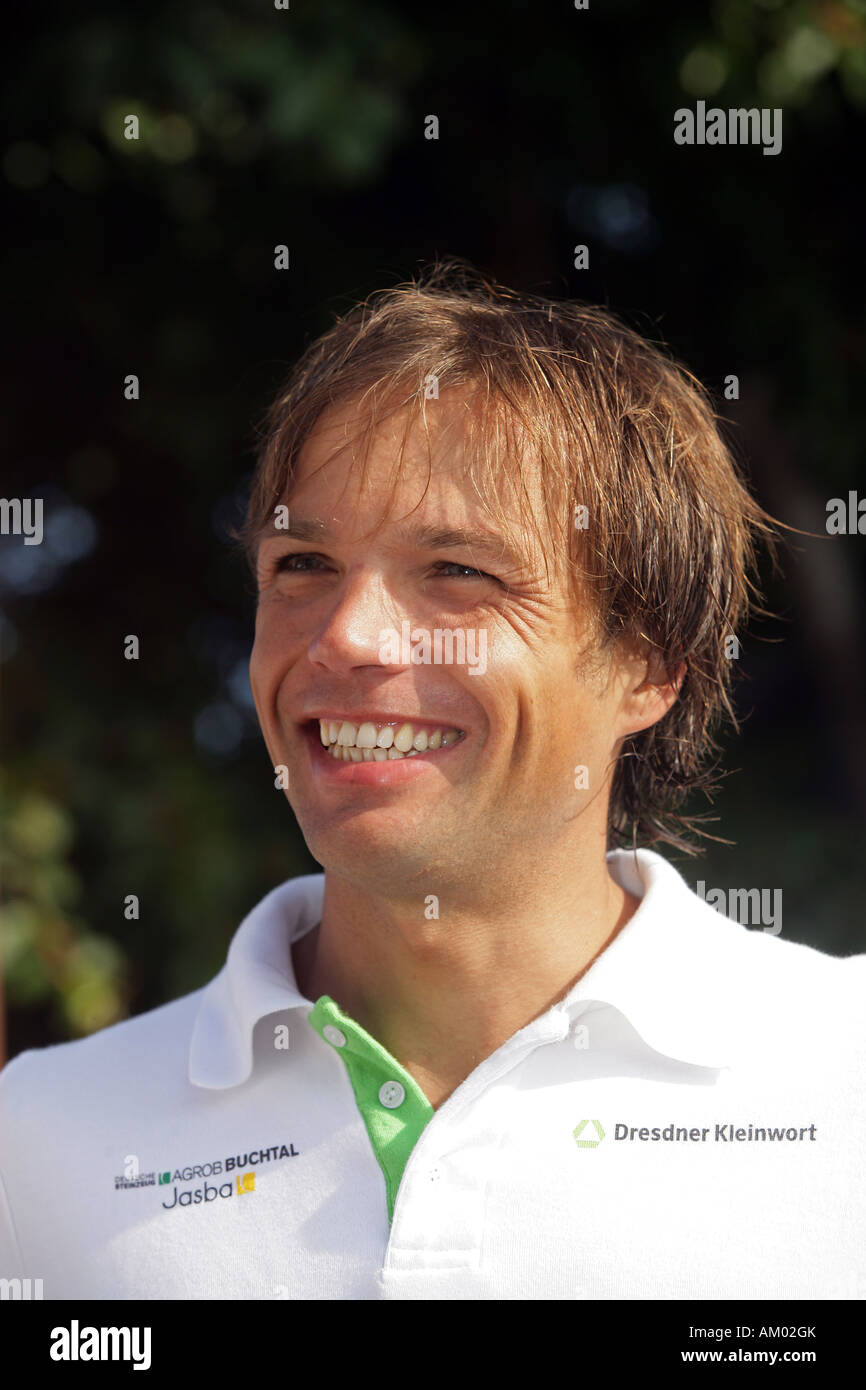 Triathlonien Norman Stadler (GER) in Kailua-Kona Hawaii USA Stockfoto