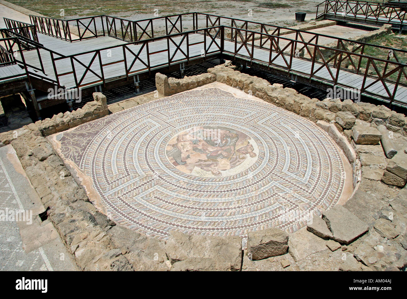 Mosaiken von Paphos, Cyrus Stockfoto