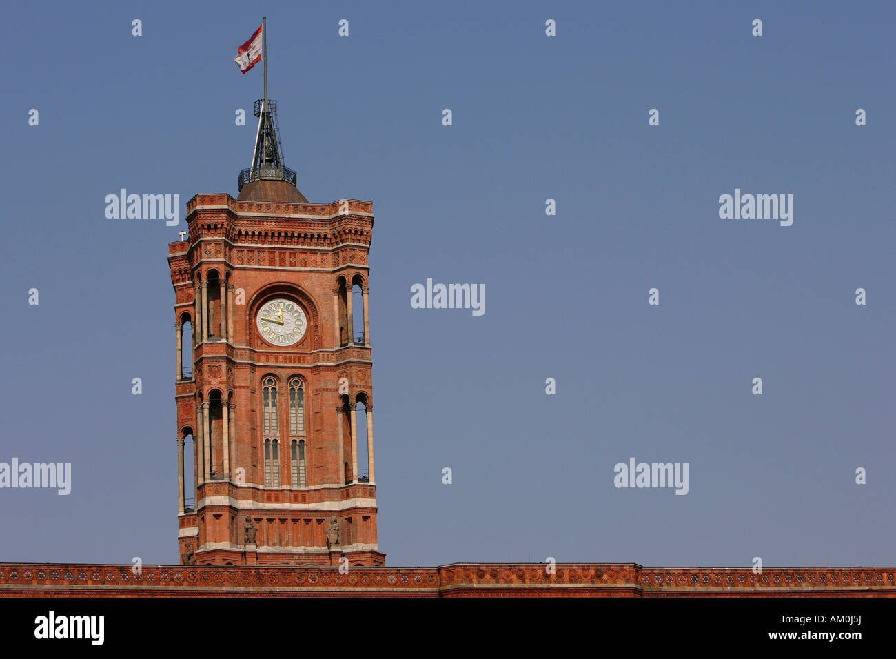 Rotes Rathaus Berlin, Deutschland, Europa Stockfoto