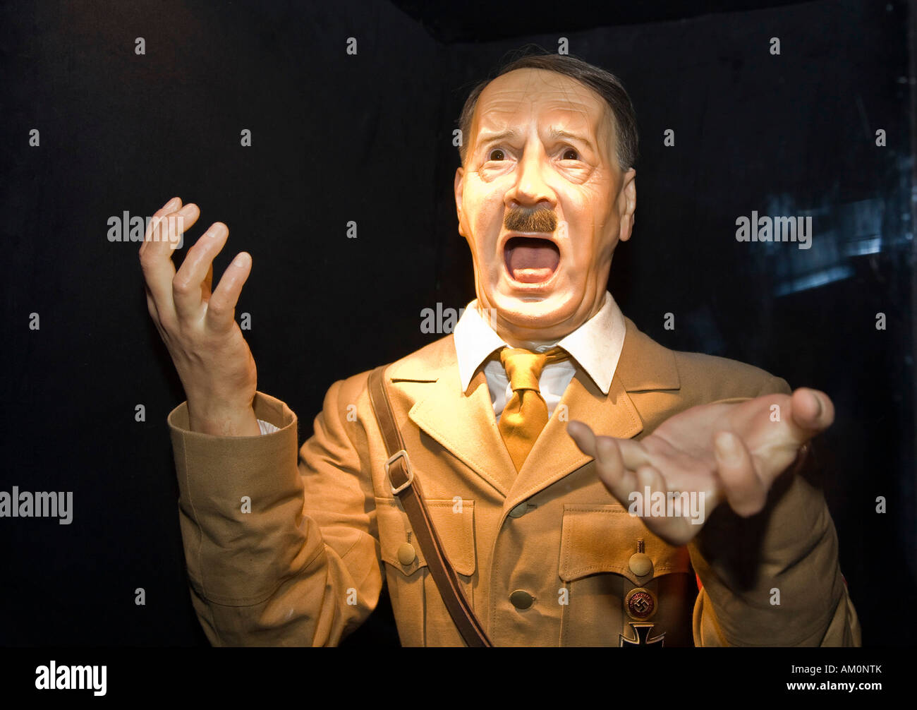 Adolf Hitler als eine Wachsfigur Wachsfigurenkabinett von Prag Tschechien Stockfoto