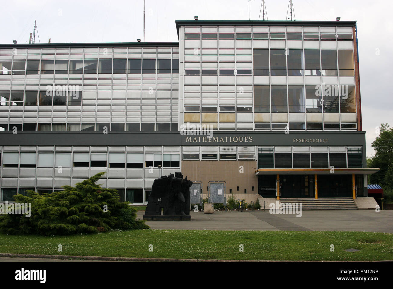 Mathematik Gebäude Université des Sciences et Technologies de Lille Frankreich Stockfoto