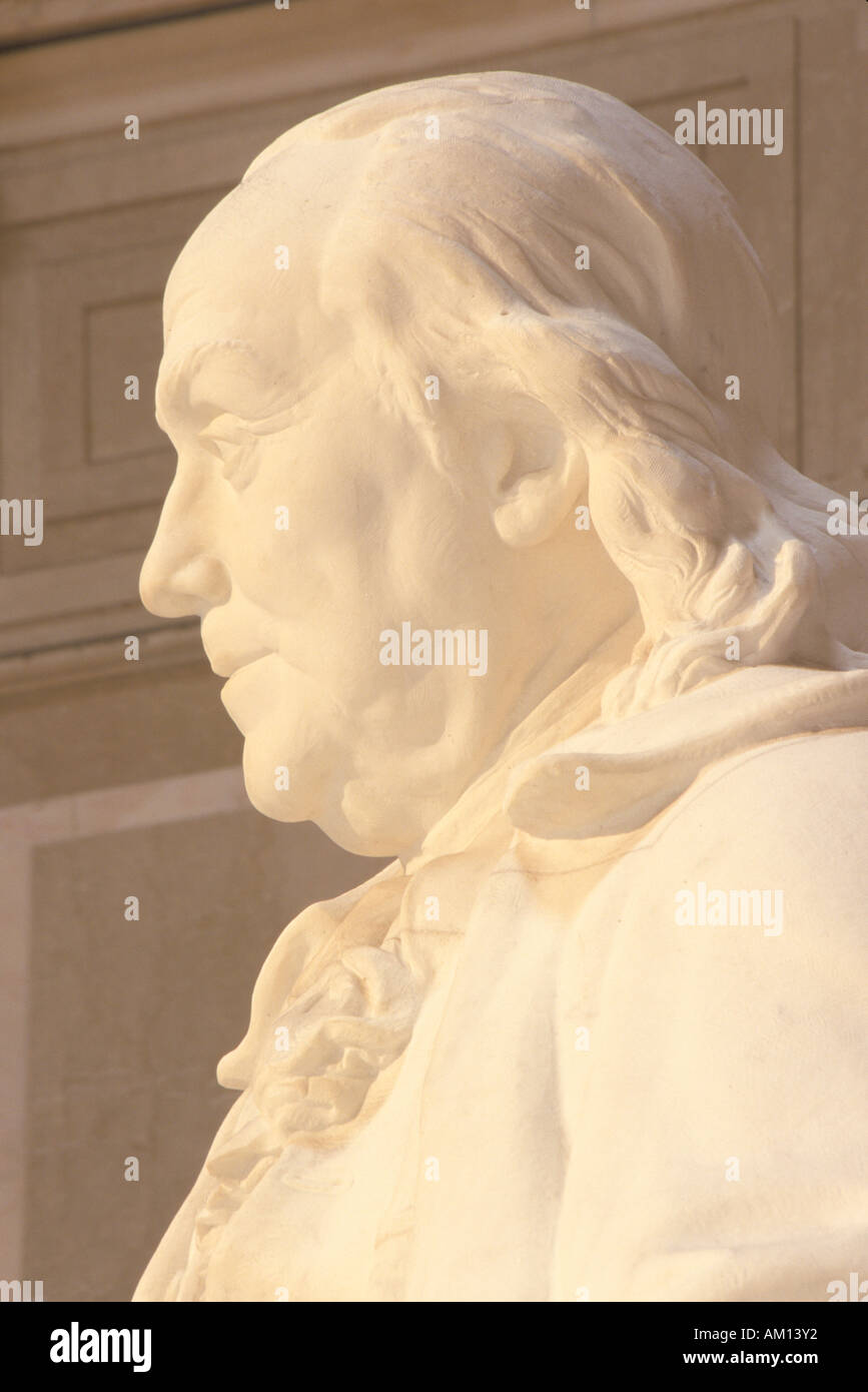 Benjamin Franklin Memorial Franklin Institute Philadelphia Pennsylvania Stockfoto