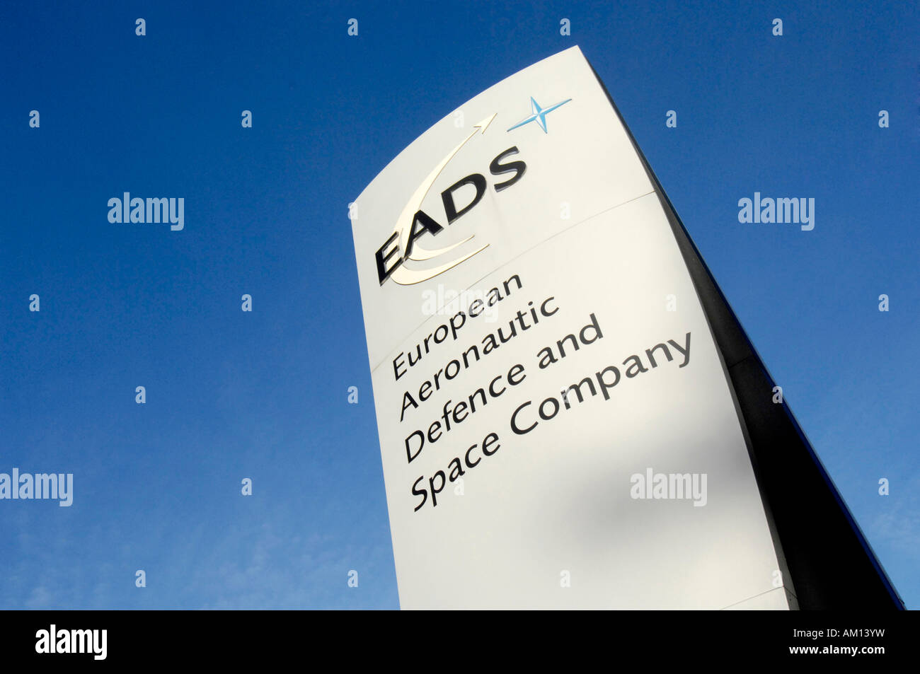 Zeichen: EADS - European Aeronautic Defence und Space Company. EADS- Stockfoto