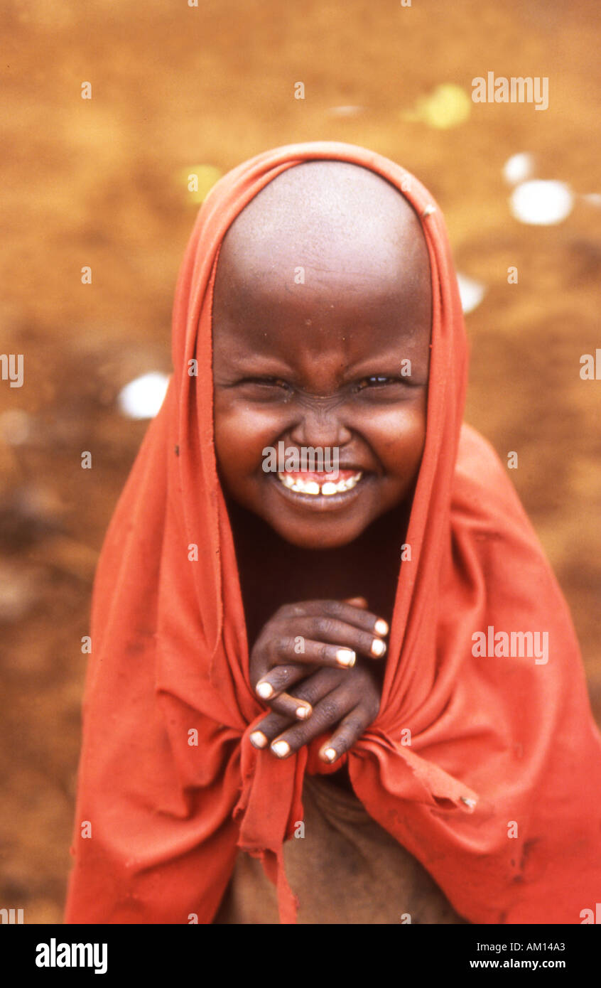 Kenia-Masai junge Stockfoto