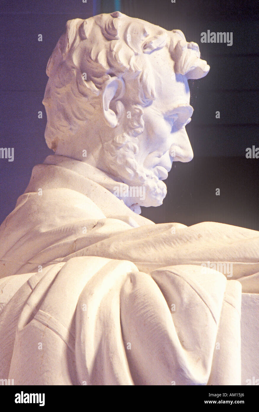 Statue von Abraham Lincoln im Lincoln Memorial Washington D C Stockfoto