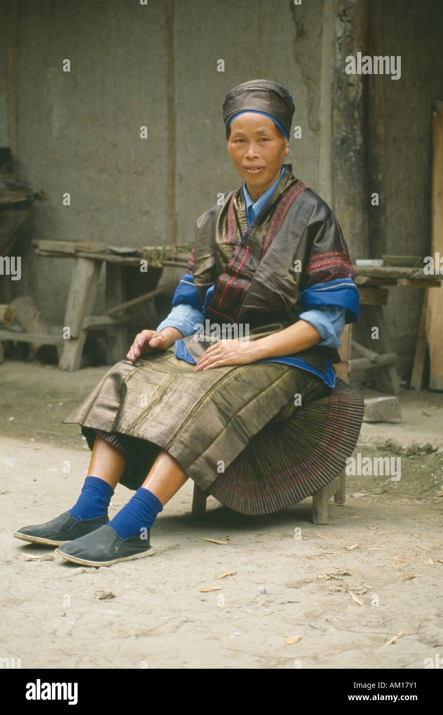 CHINA Provinz Guizhou Menschen Stockfoto