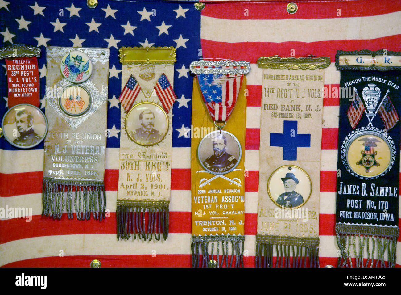 Medal Of Honor Drummer Boy Museum im historischen Andersonville Georgien Stockfoto