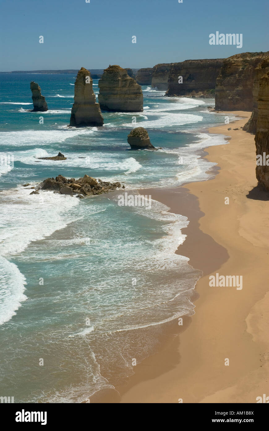 Great Ocean Road, die zwölf Apostel, Südpolarmeer, Victoria, Australien Stockfoto