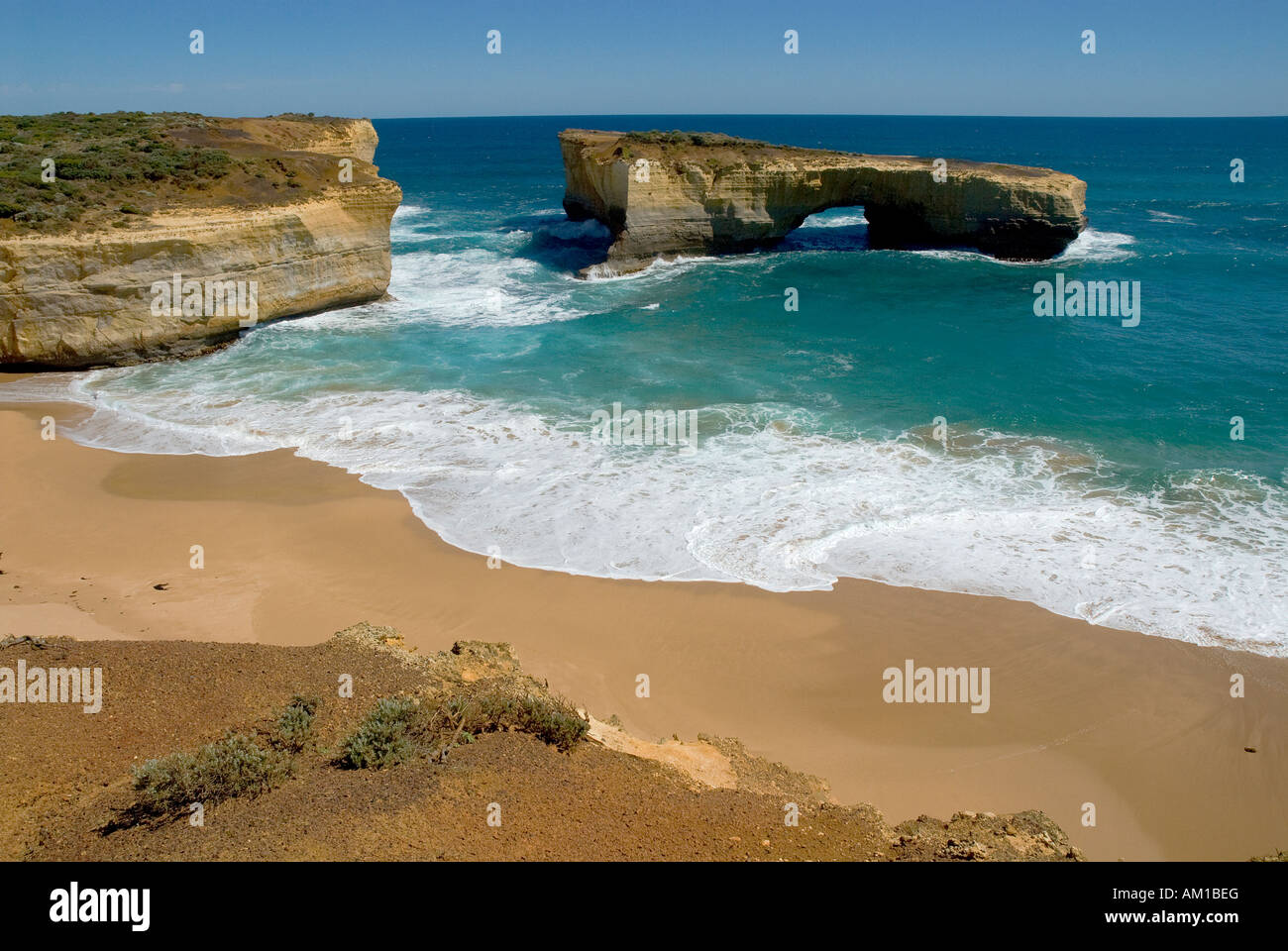 Great Ocean Road, London Arch, Südpolarmeer, Victoria, Australien Stockfoto