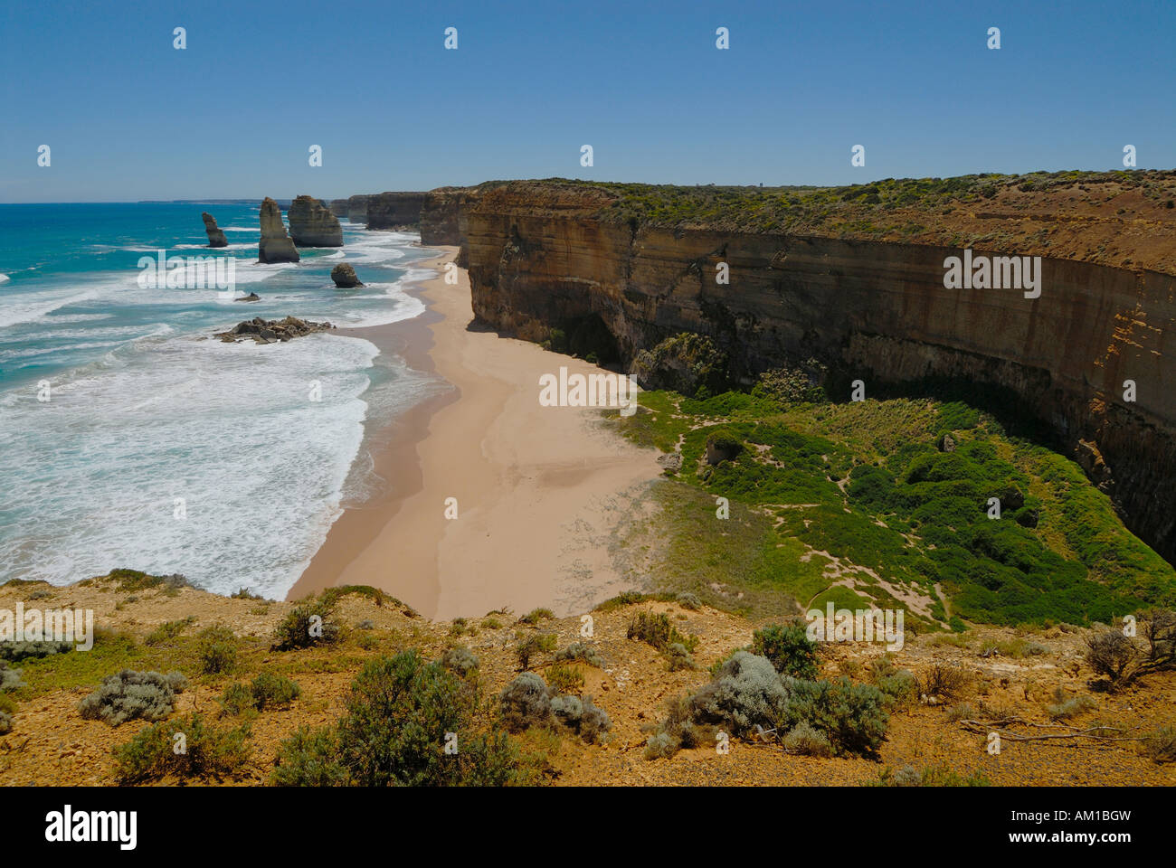 Great Ocean Road, die zwölf Apostel, Südpolarmeer, Victoria, Australien Stockfoto