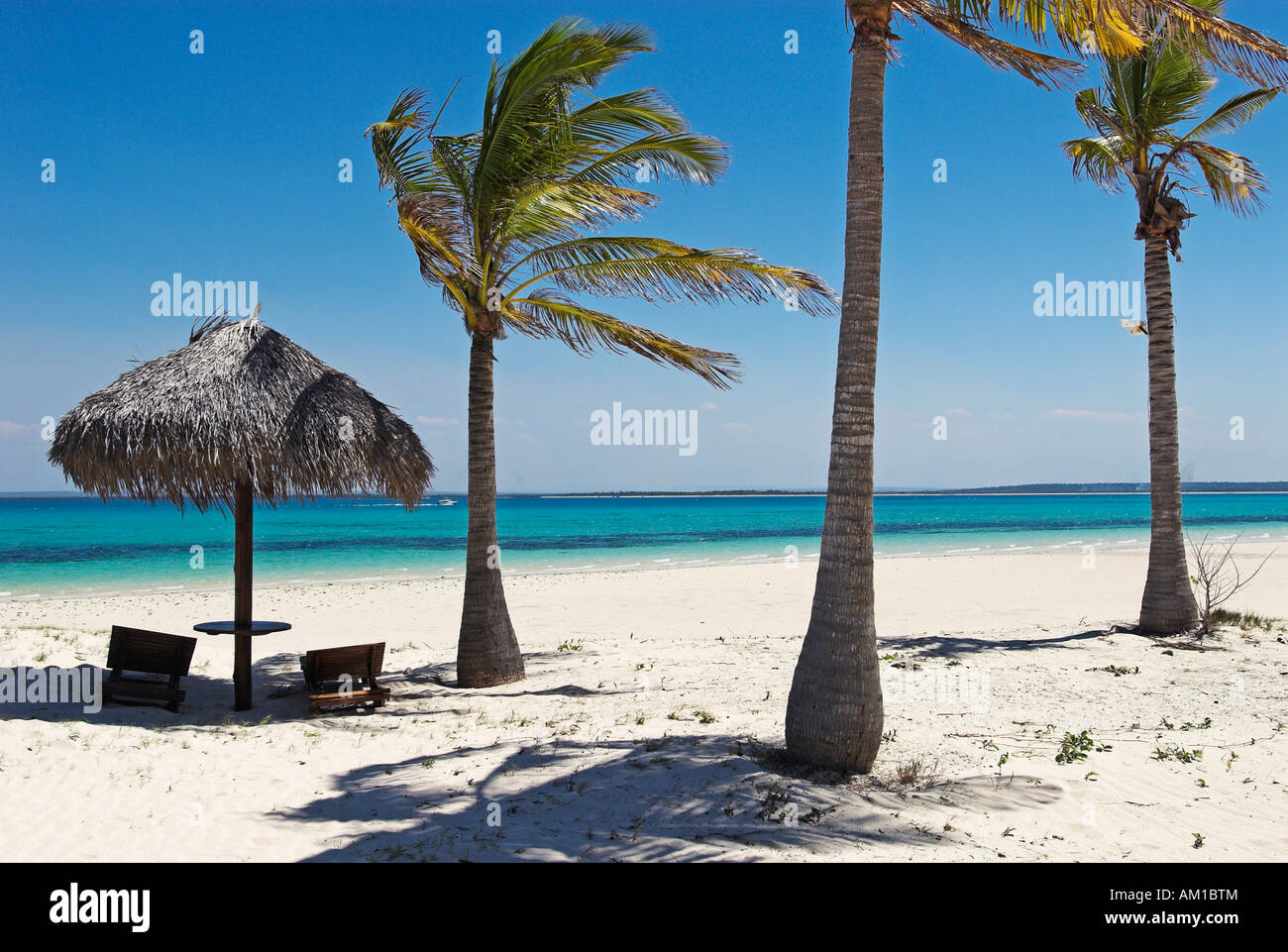 Strand von Matemo Island, Quirimbas Inseln, Mosambik, Afrika Stockfoto