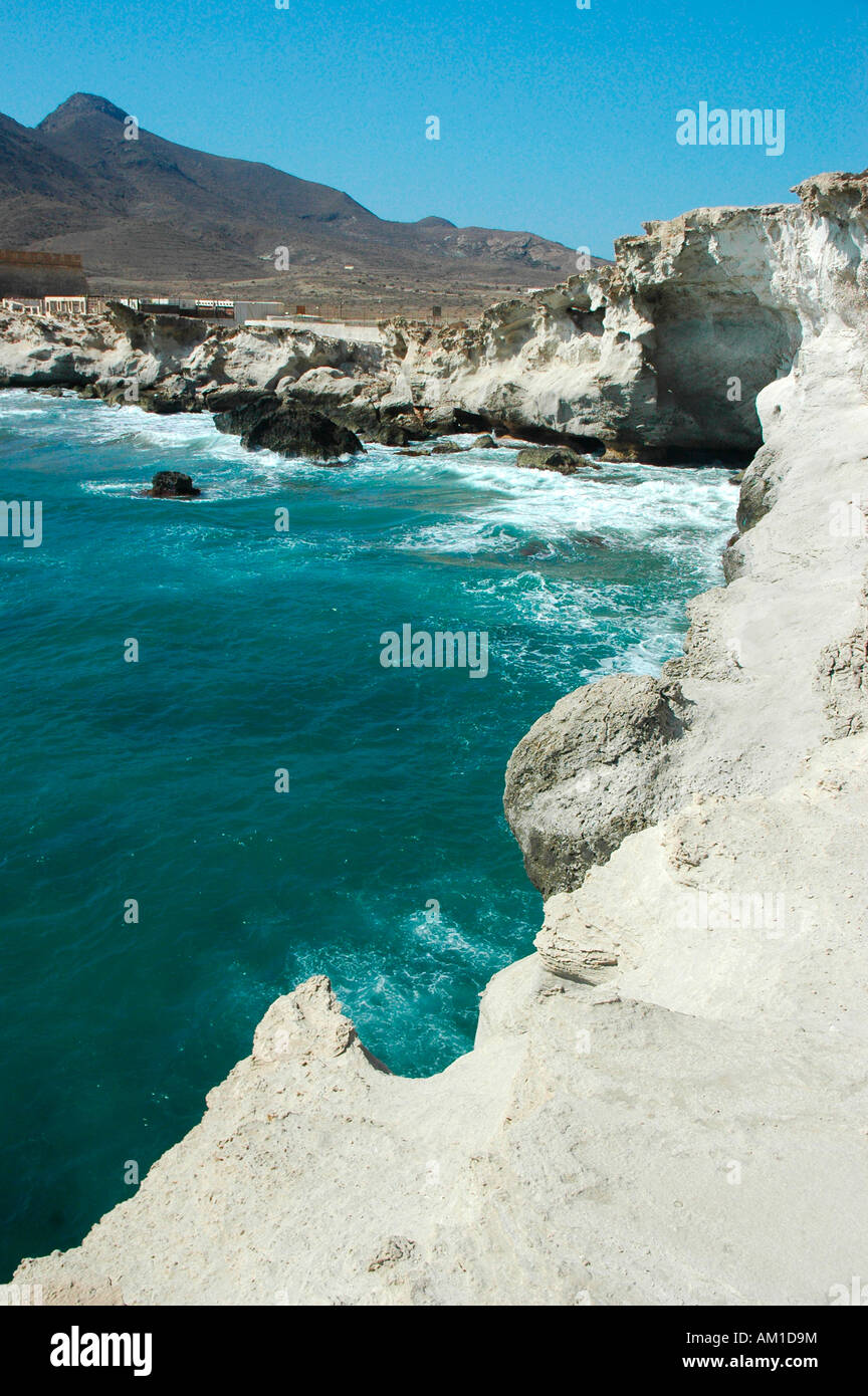 Fischer in Arco Strand CABO DE GATA natürlichen PARK Almeria Provinz Andalusien Spanien Stockfoto