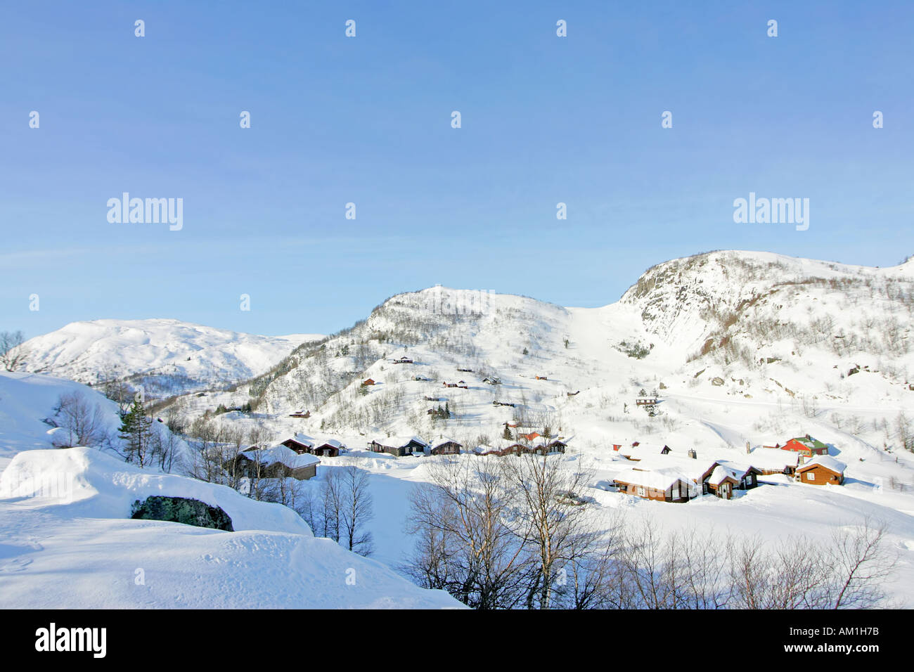 Fidjeland Sirdal Stockfoto