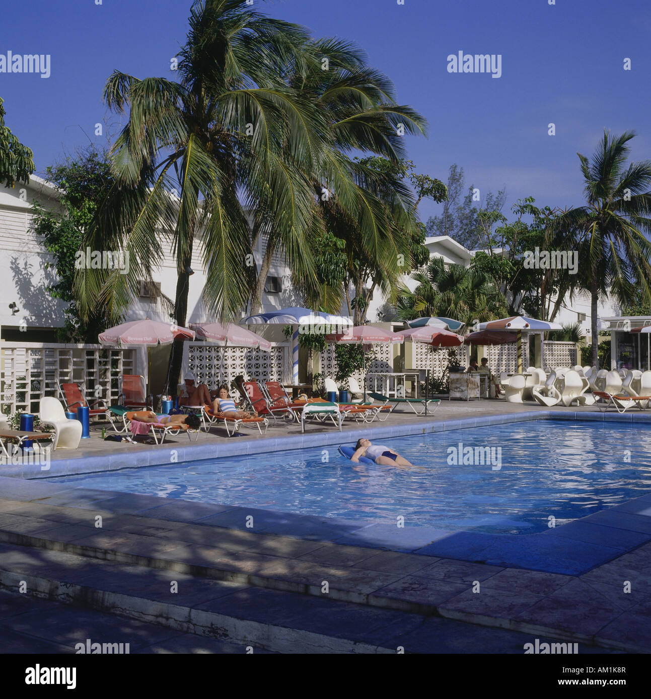 Geographie/Reise, Kuba, Tourismus, Schwimmbad im Hotel "slimar", Varadero (Touristenzentrum), Stockfoto