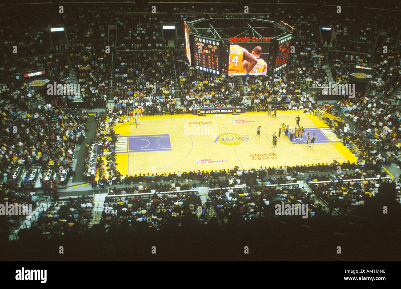 Weltmeisterschaft Los Angeles Lakers Nba Basketball Spiel Staples Center Los Angeles Ca Stockfotografie Alamy