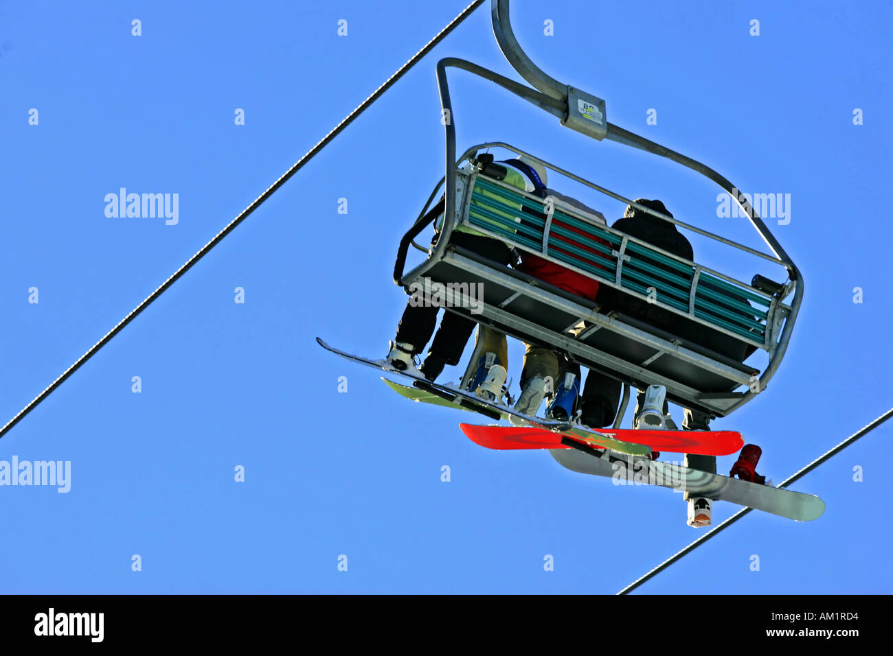 Thredbo Skifahren Stockfoto