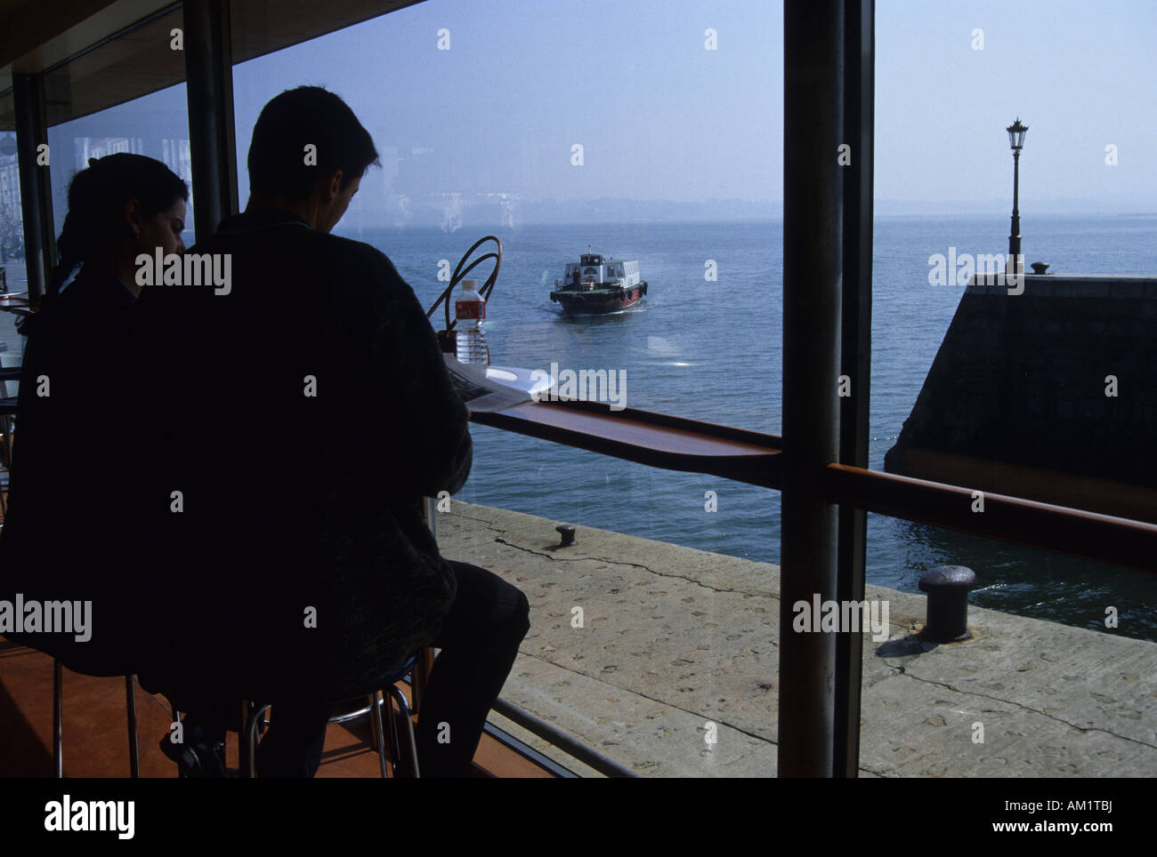 Calderon Dock Stadt Cantabria SANTANDER Spanien Stockfoto