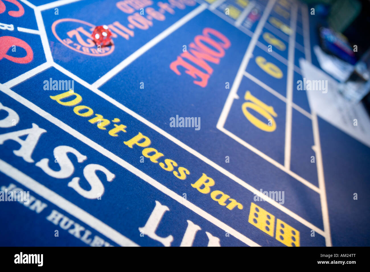 Roulette-Tisch Stockfoto