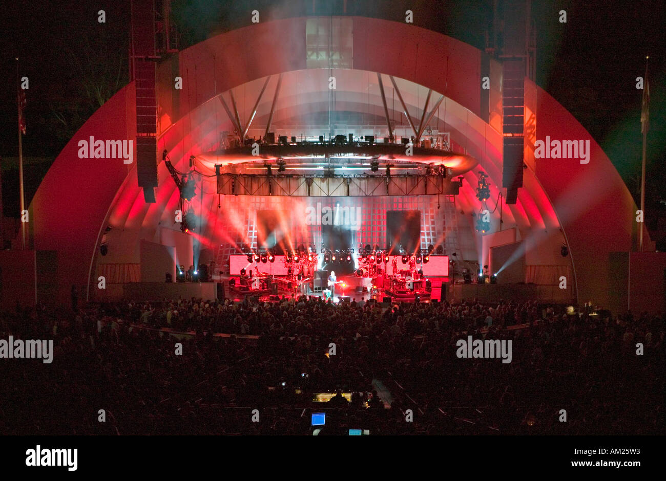 Sting erklingt in der neu renovierten Hollywood Bowl Hollywood California Stockfoto