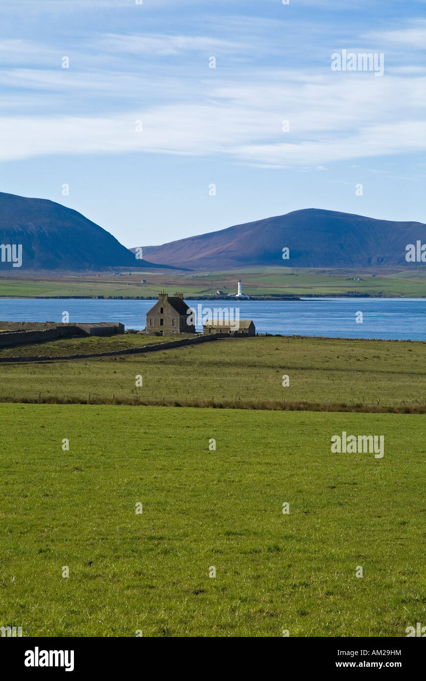 dh STENNESS ORKNEY Hall of Clestrain Explorer John Raes Haus Scapa Flow Stockfoto