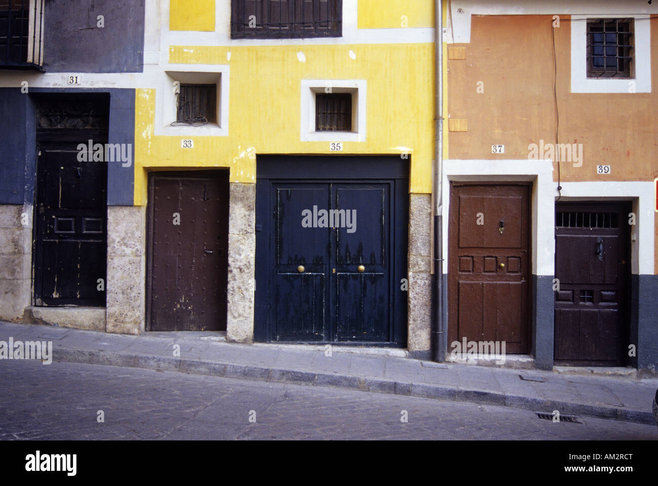 Alfonso VIII Street CUENCA Castilla La Mancha Spanien Stockfoto