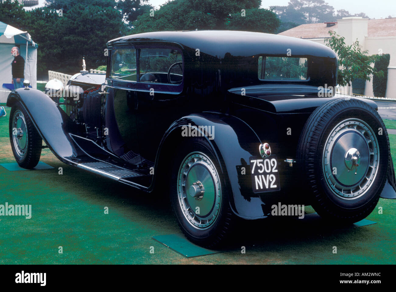 Ein 6 Bugatti Royales beim 35. jährliche Concours D Elegance-Wettbewerb in Carmel CA Stockfoto