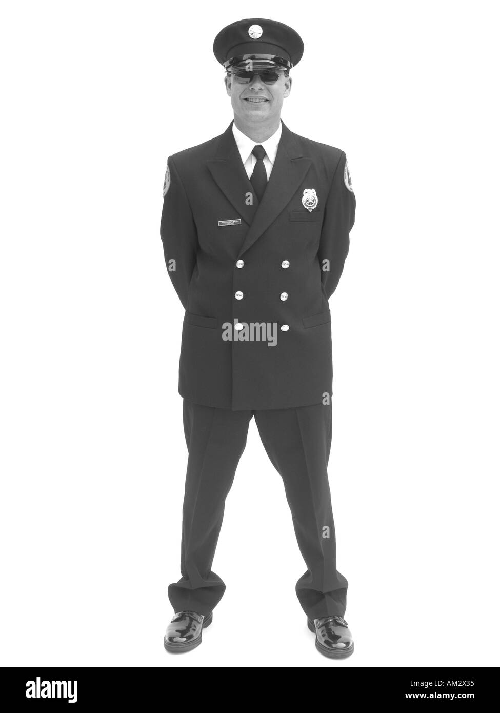 Feuerwehrmann-Porträt Stockfoto