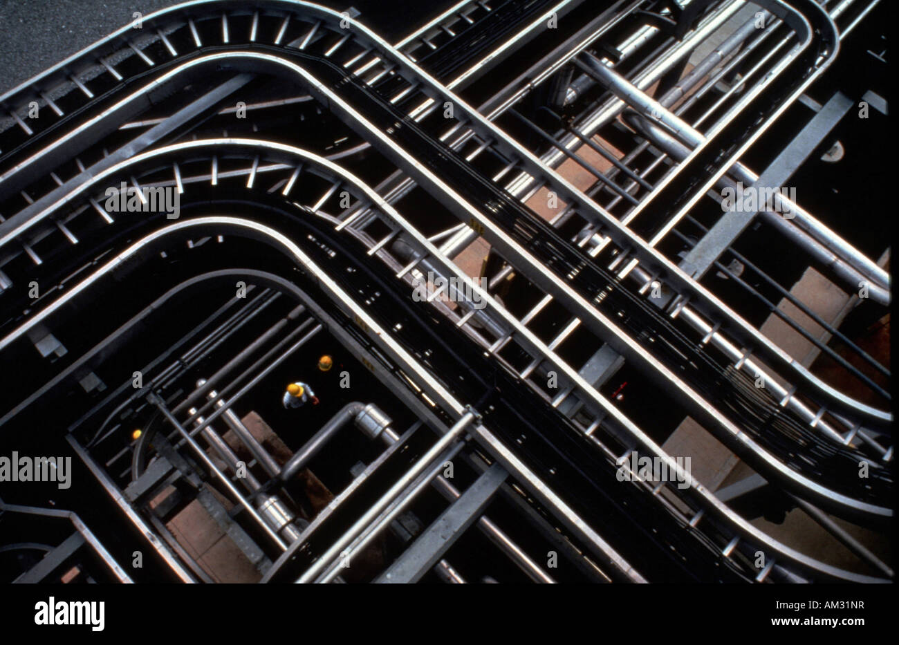 Ein industrial-Szene. Stockfoto