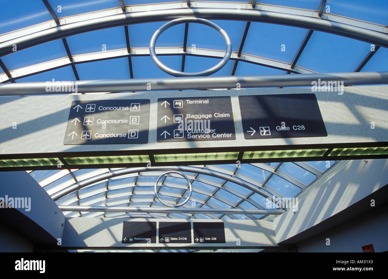 Cleveland Hopkins International Airport in Cleveland Ohio Stockfoto