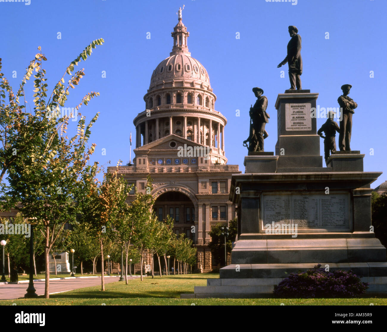 USA. Texas. Austin. Kapitol des Staates Texas Stockfoto