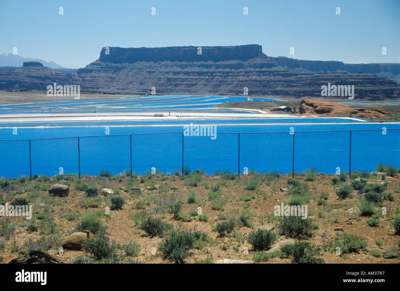 Uranmine im Canyonland Nationalpark in Moab UT Stockfoto