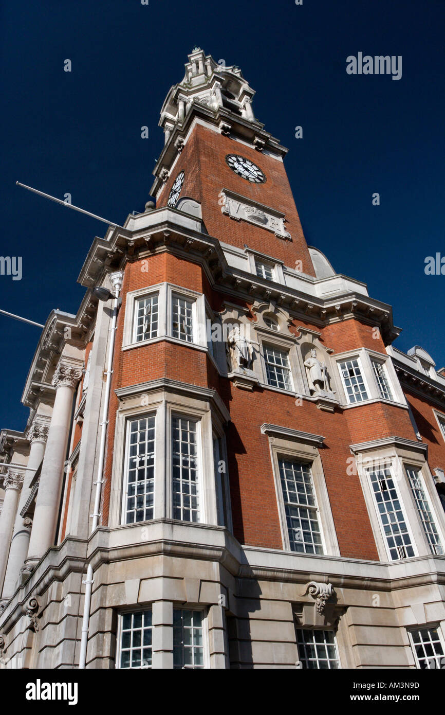 Colchester Town Hall im Jahre 1902 gebaut und entworfen von John Belcher es verfügt über 90 Zimmer und ist eine Klasse eine denkmalgeschützte Gebäude Stockfoto