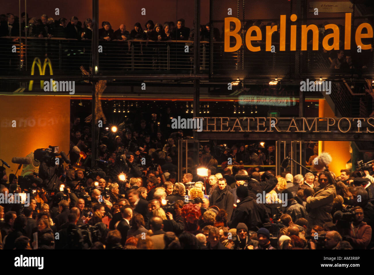 Berlinale. Internationalen Filmfestspiele Berlin. Internationalen Filmfestspielen Berlin. Festspieltheater. Marlene-Dietrich-Platz. Stockfoto