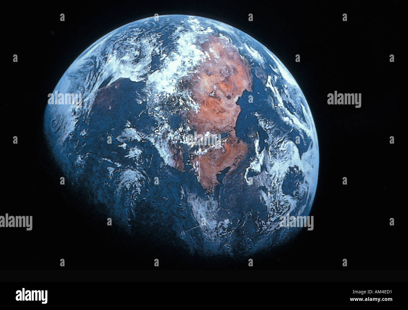 Erde aus dem Weltraum Stockfoto