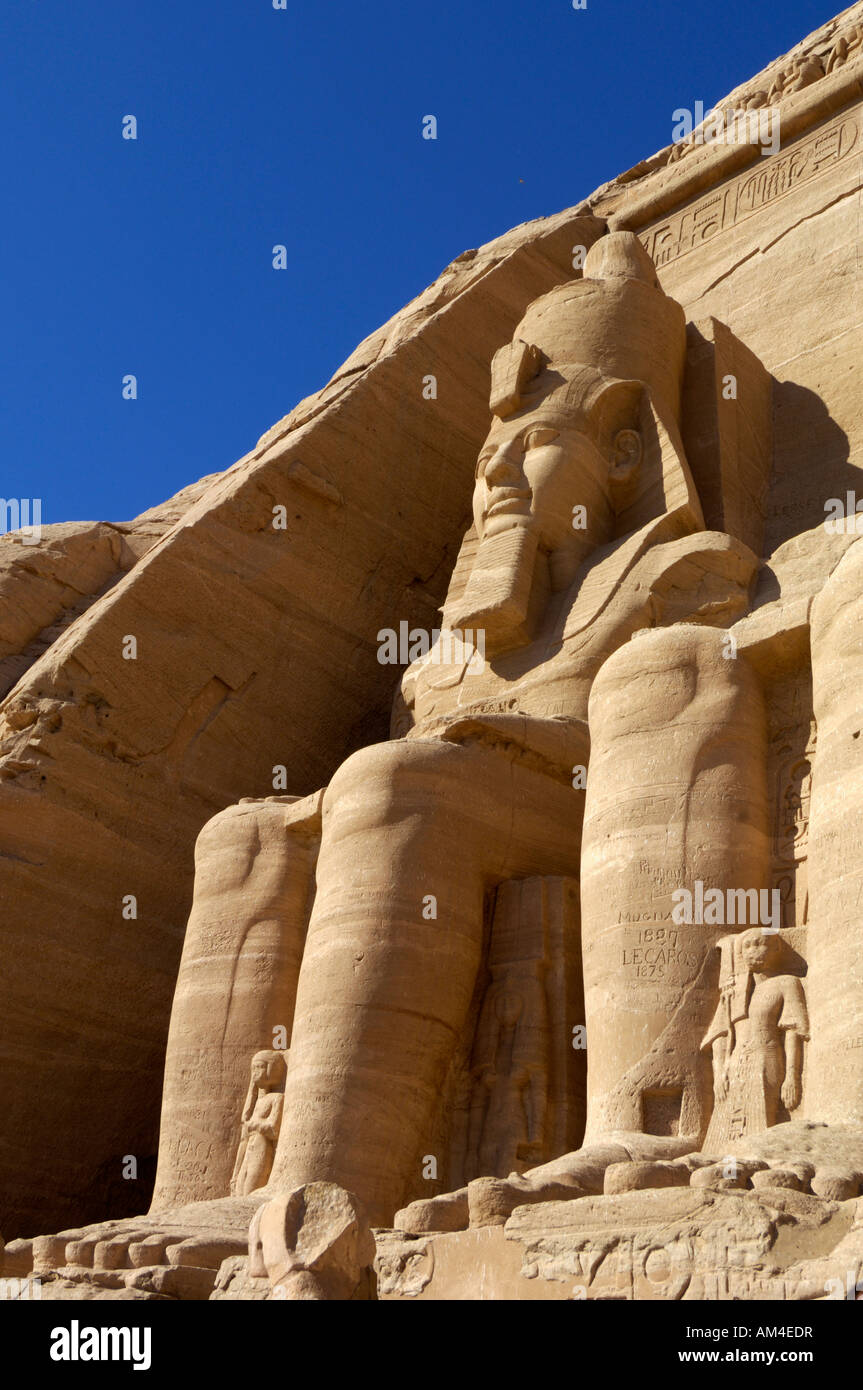 Größere Tempel Abu Simbel-Ägypten-Nordafrika Stockfoto