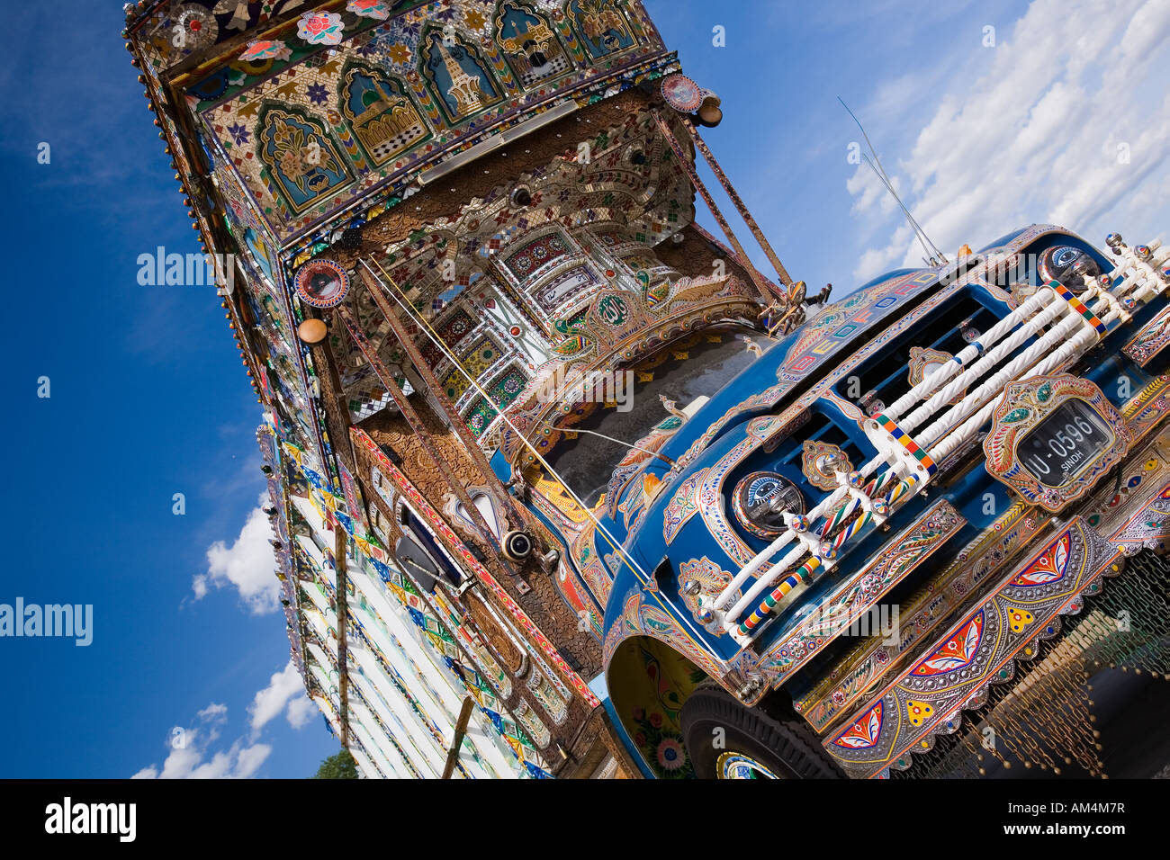 Malte pakistanischen LKW am Smithsonian Folklife Festival 2007 Stockfoto