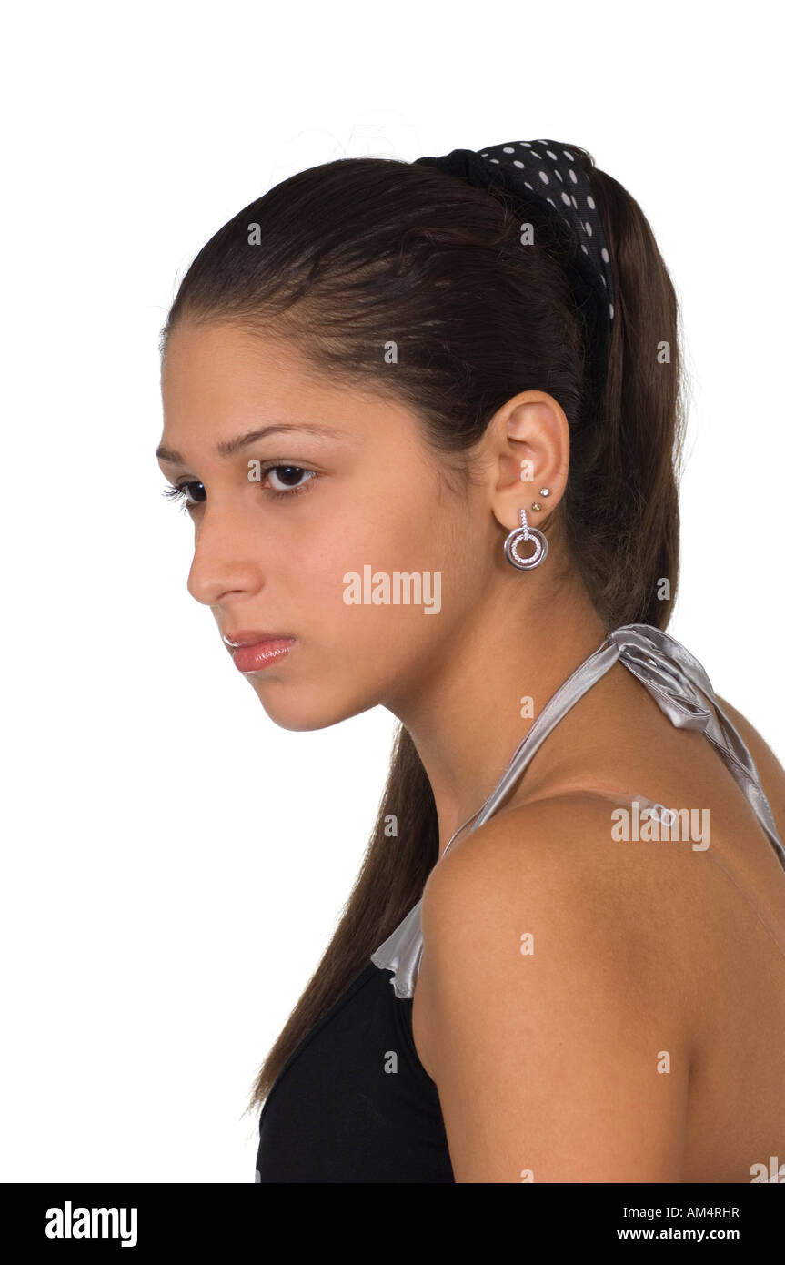 Teen mãdchen Ausgeschnittene Stockfotos und -bilder - Alamy