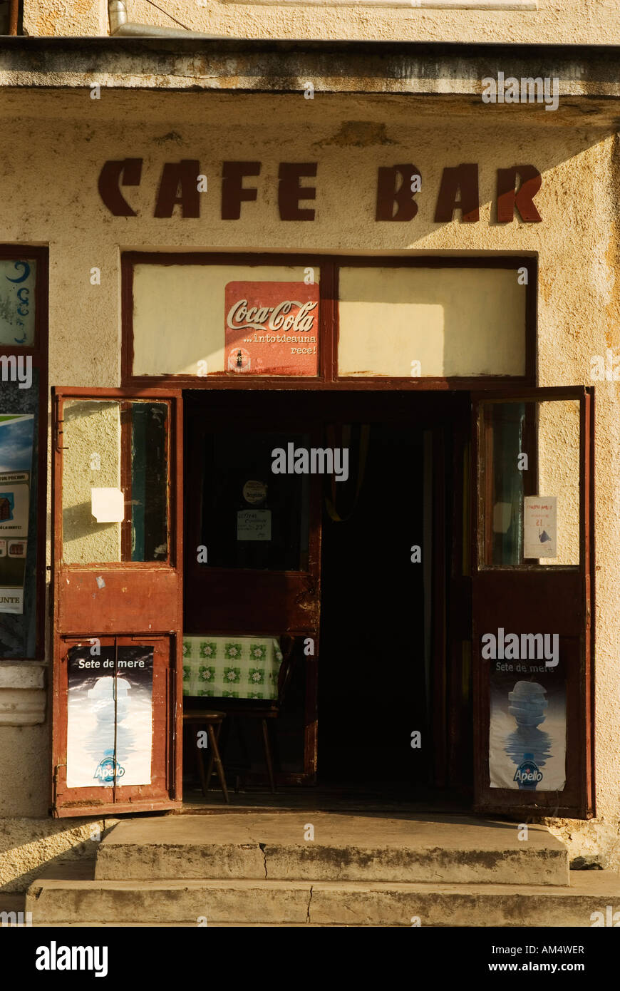 Cafe und Bar, Rumänien Stockfoto