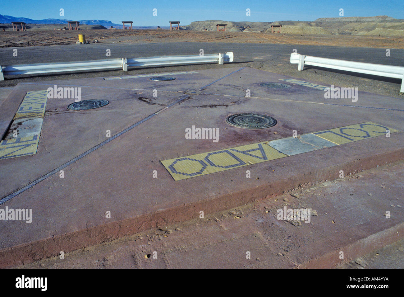 4 Ecken des Colorado Utah New mexico und Arizona Stockfoto