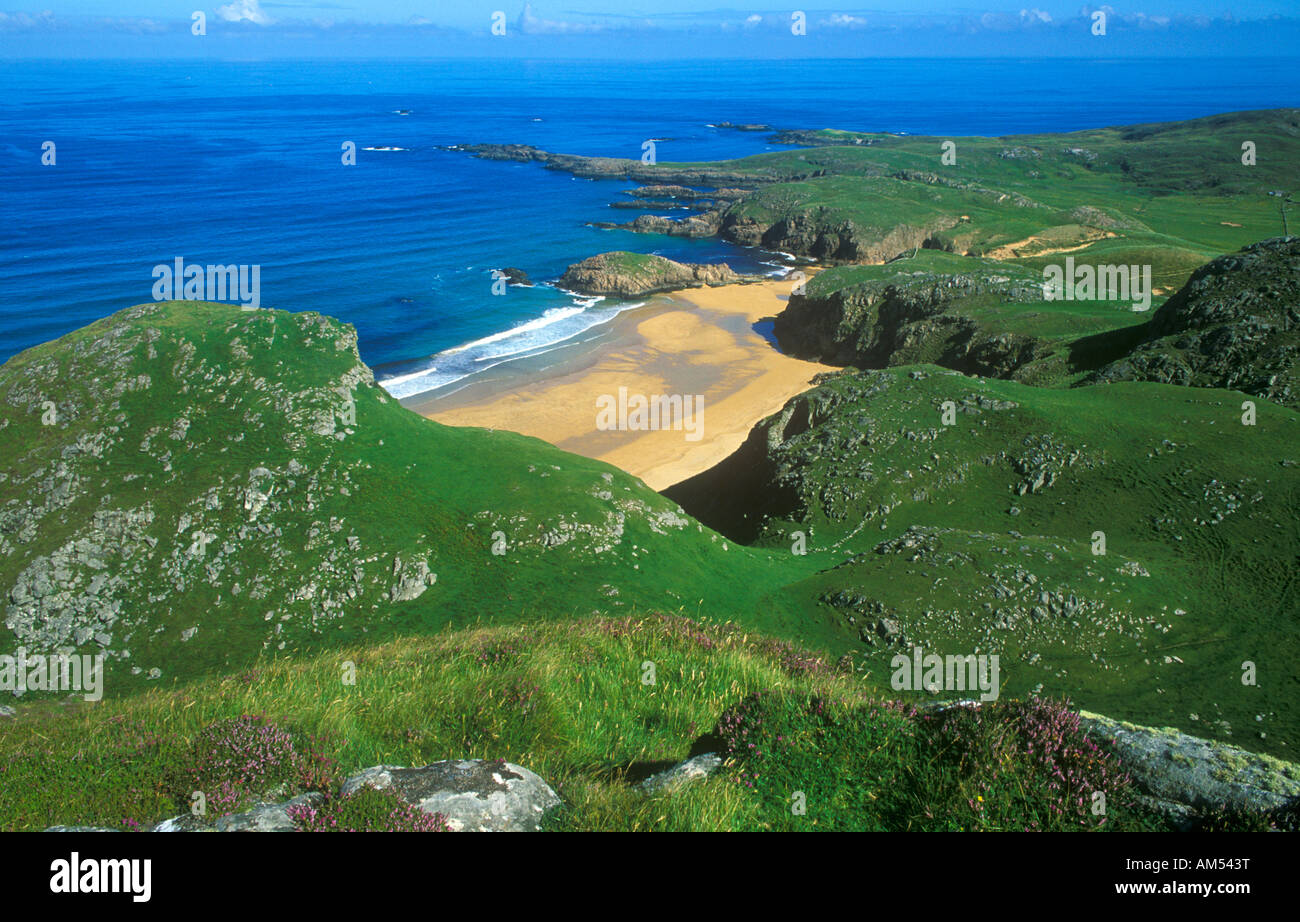 Strand in der Nähe von Melmore Head im County Donegal in Irland Stockfoto