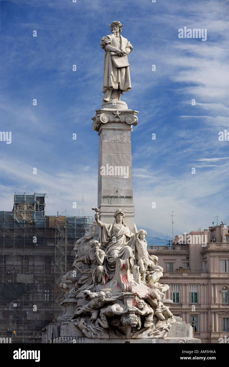 Buenos Aires-Kolumbus-Denkmal in Plaza de Colón Buenos Aires Argentinien Stockfoto