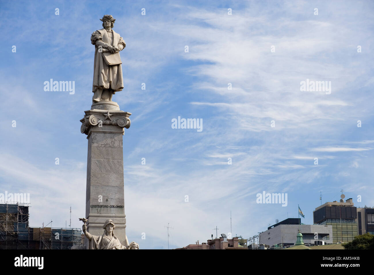 Buenos Aires Christopher Columbus-Denkmal Stockfoto