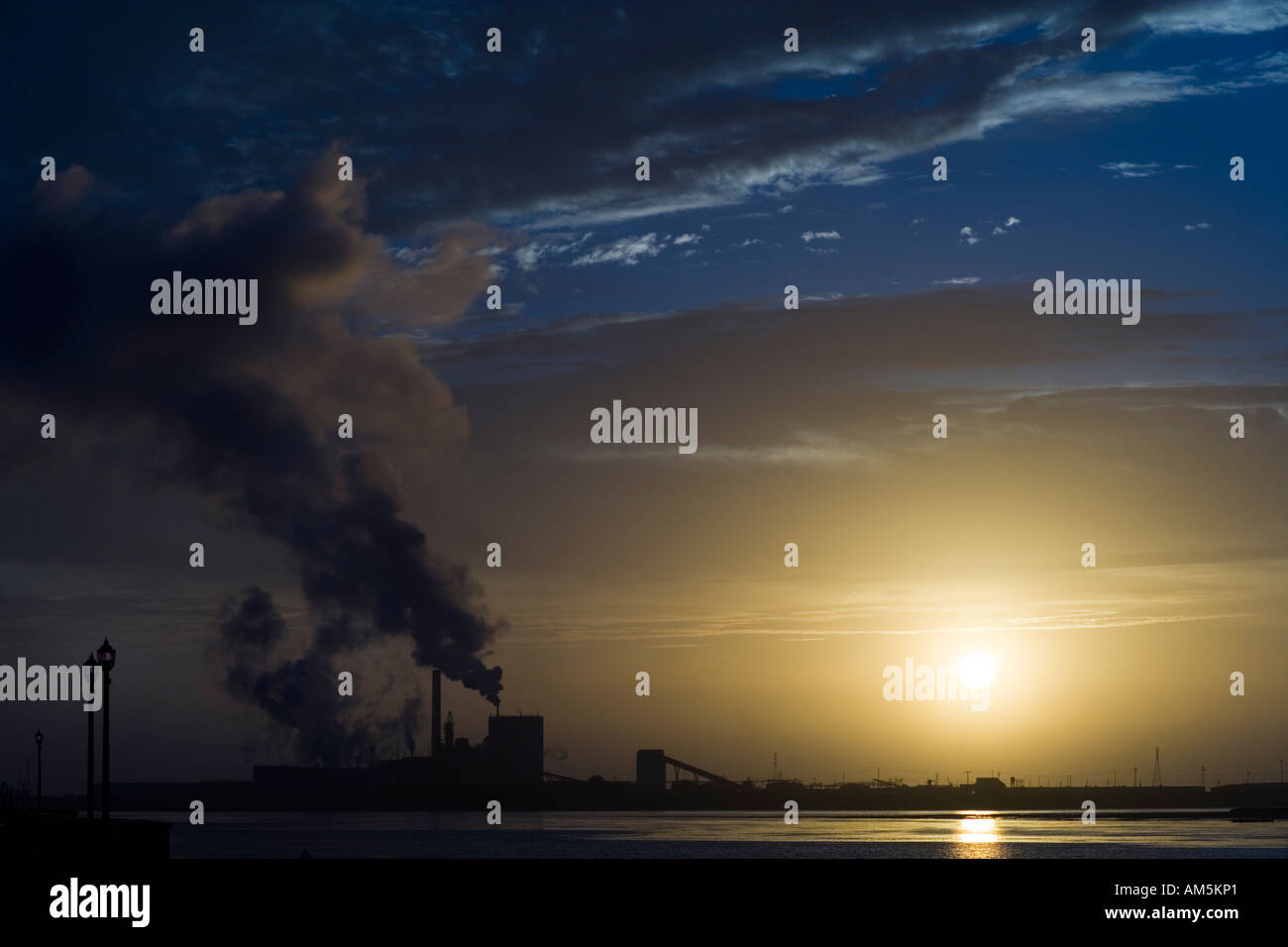 CO2-Emission USA Stockfoto