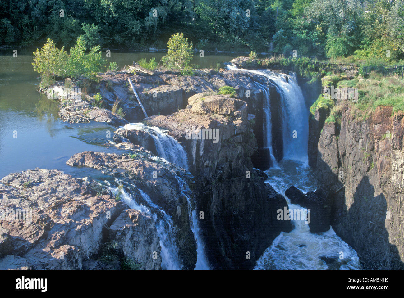 Great Falls Passaic River in Paterson New Jersey Stockfoto