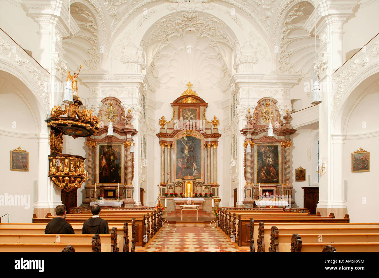Kirche St. Magdalena, Altötting, Oberbayern, Deutschland, Europa