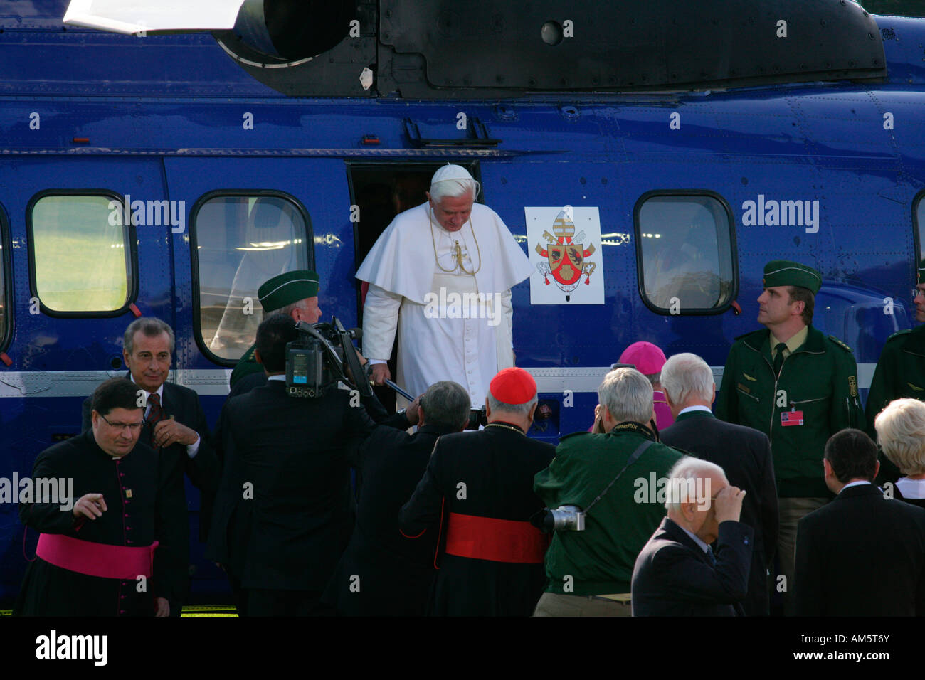 Papstbesuch von Benedikt XVI., Altötting, Bayern, Deutschland Stockfoto