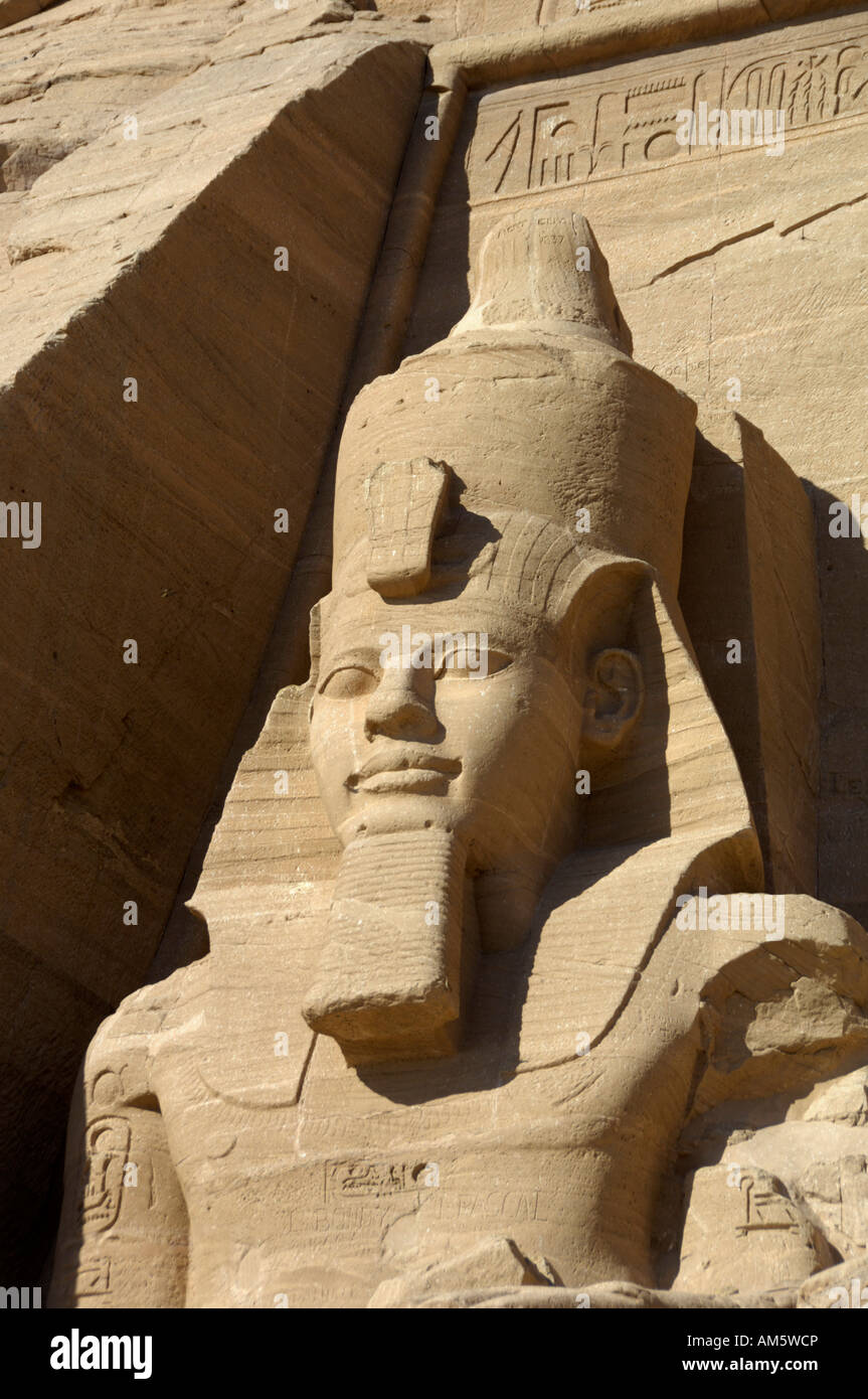 Größere Tempel Abu Simbel-Ägypten-Nordafrika Stockfoto