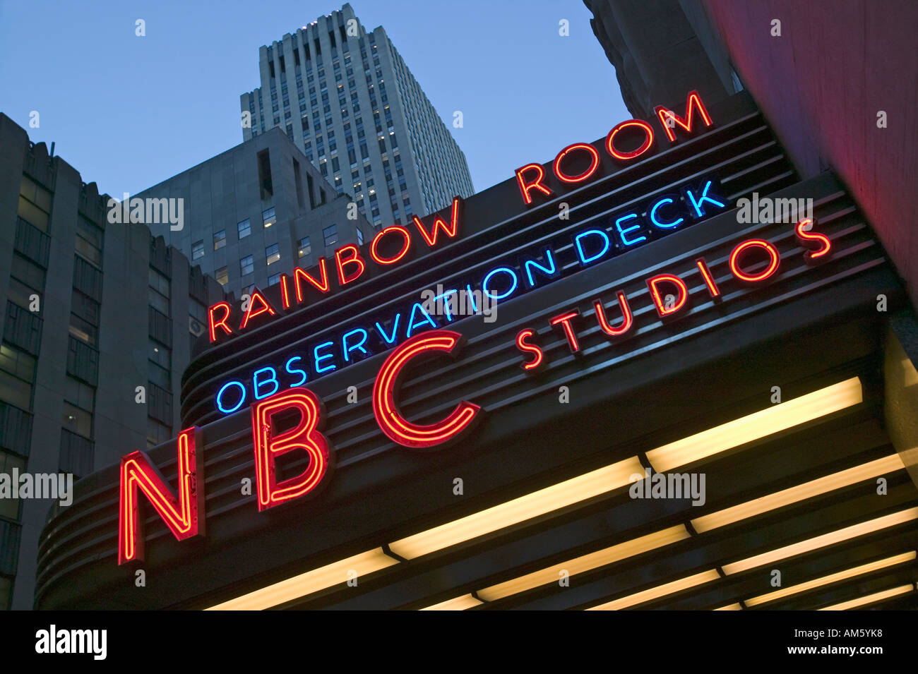The Rainbow Room New York Stockfotos The Rainbow Room New