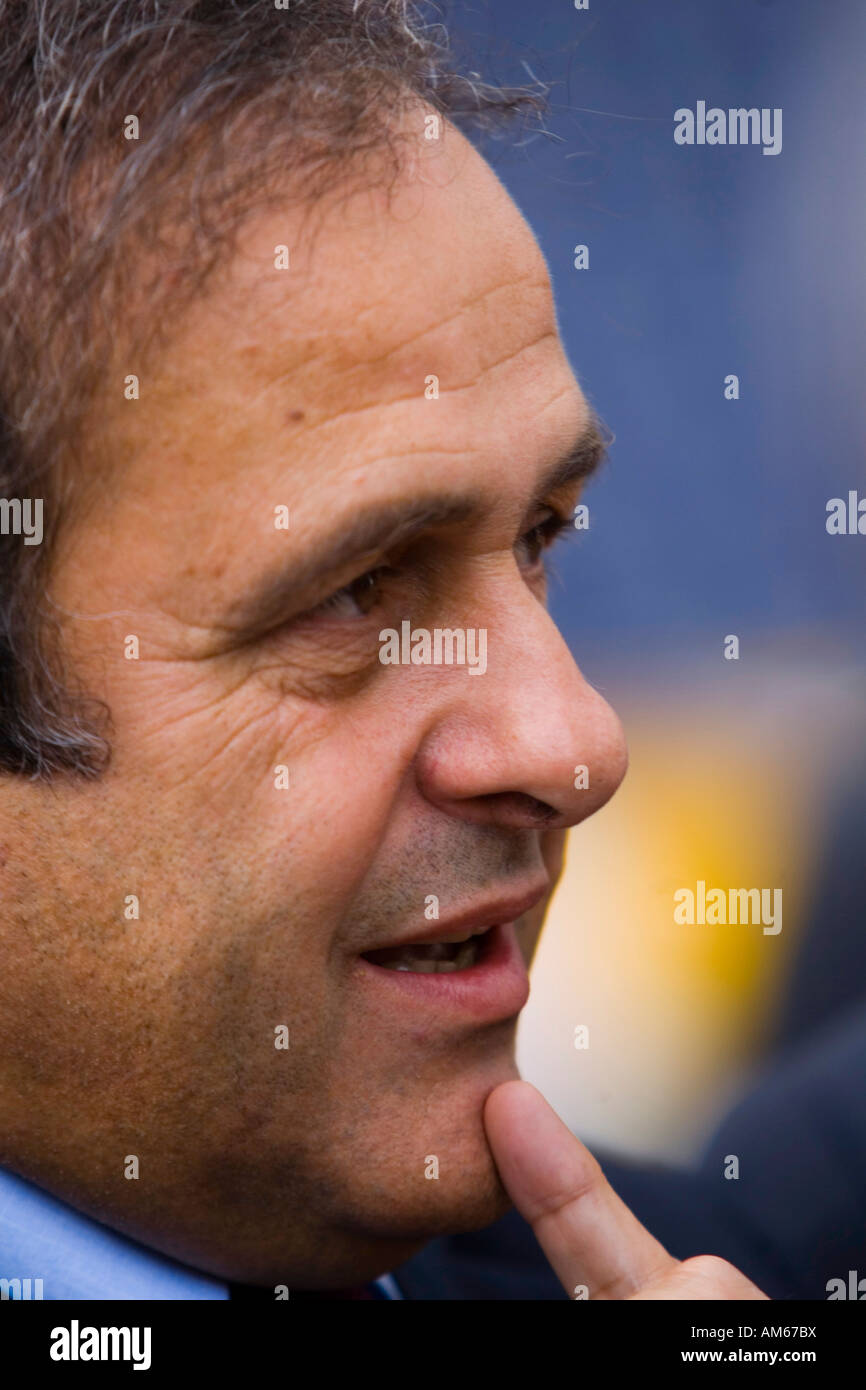 Michel Platini (UEFA-Präsident), Wals-Siezenheim, Österreich Stockfoto