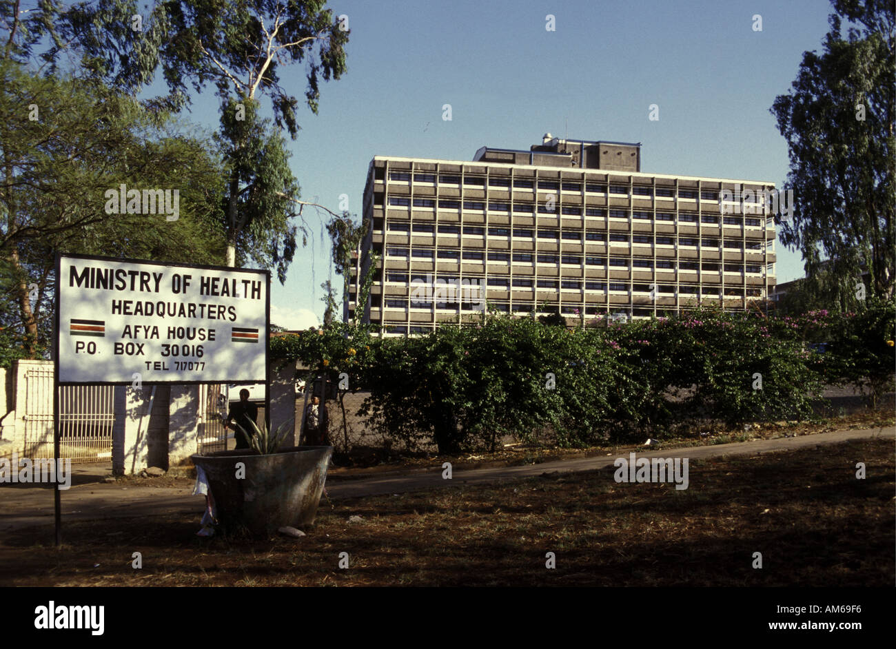 Ministerium für Gesundheit Nairobi Stockfoto
